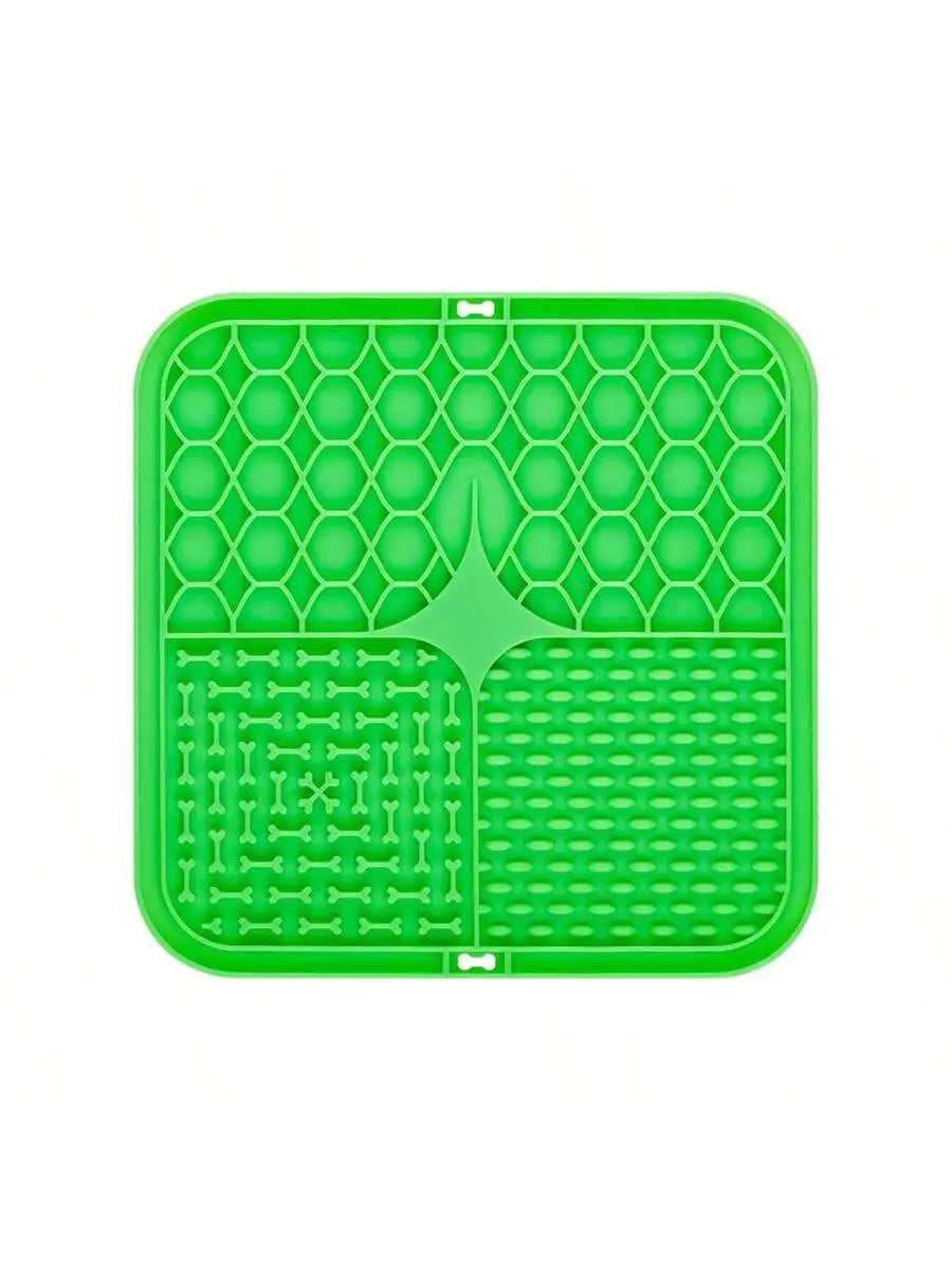 Pet Licking Pad – Silicone Slow Feeder with Suction Cups for Dogs & Cats