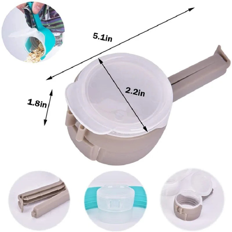Keep Snacks Fresh with Fresh-Reseal Food Storage Clips – Easy-to-Use Food Savers!