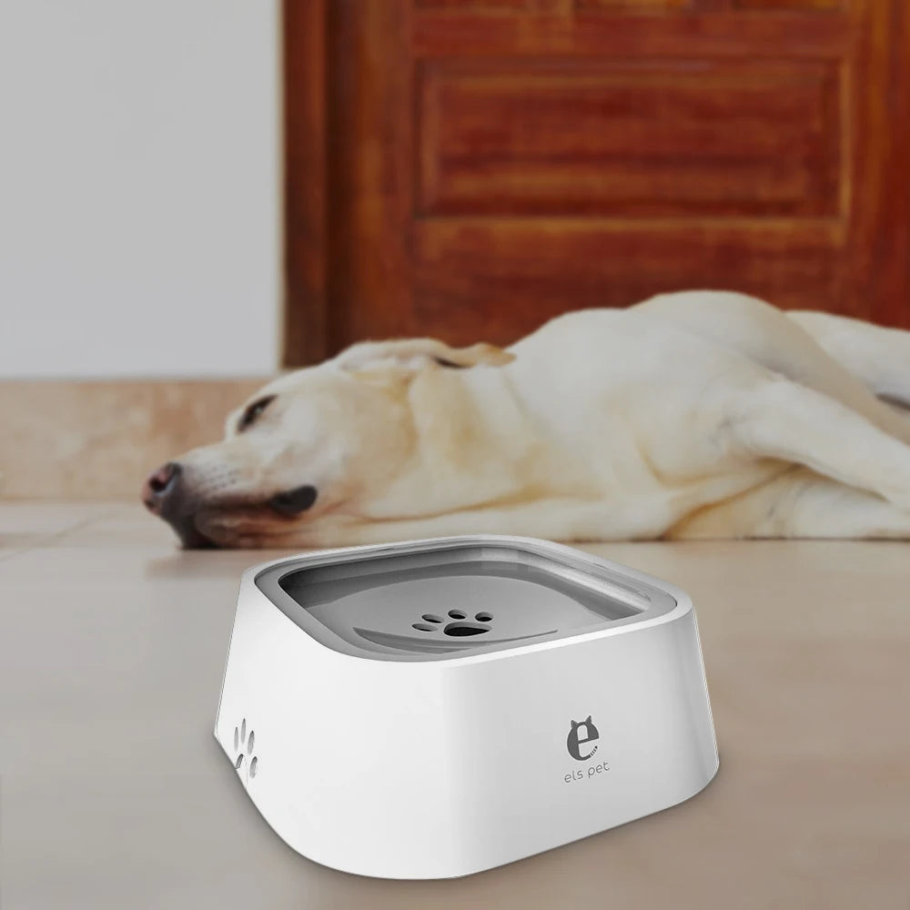 1.5L No-Spill Floating Dog Water Bowl – Anti-Splash Pet Water Dispenser for Dogs & Cats | Non-Wetting Mouth Design