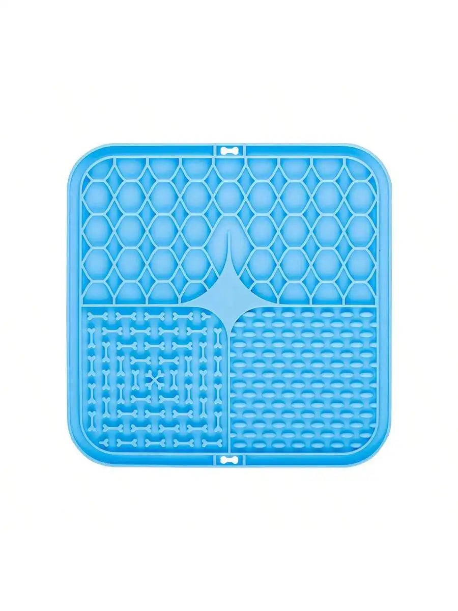 Pet Licking Pad – Silicone Slow Feeder with Suction Cups for Dogs & Cats