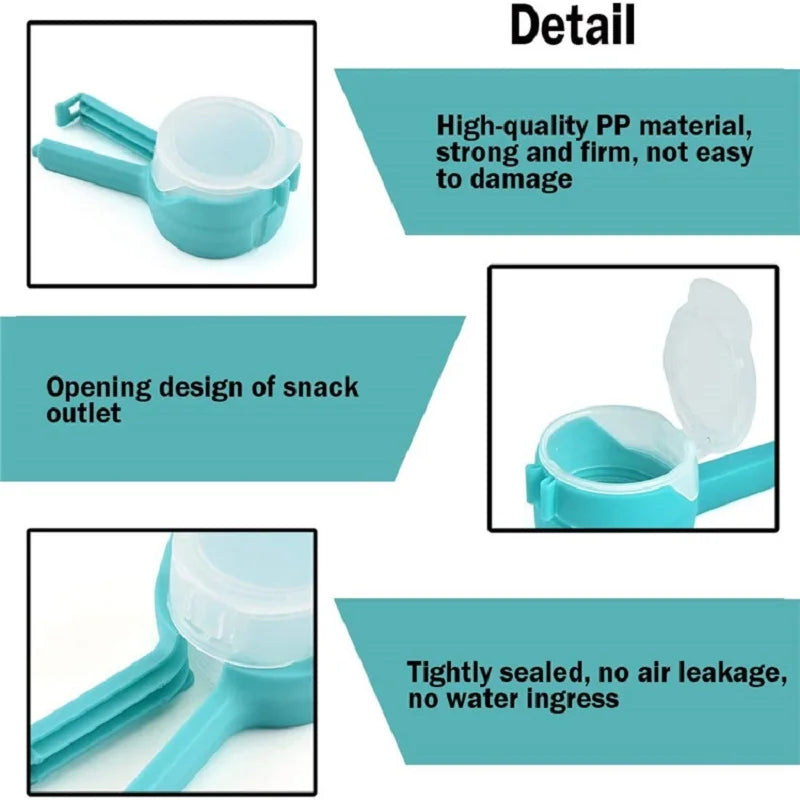 Keep Snacks Fresh with Fresh-Reseal Food Storage Clips – Easy-to-Use Food Savers!