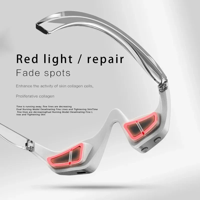 3D Red Light EMS Eye Massager Glasses – Anti-Puffiness, Wrinkle Reduction & Eye Fatigue Relief
