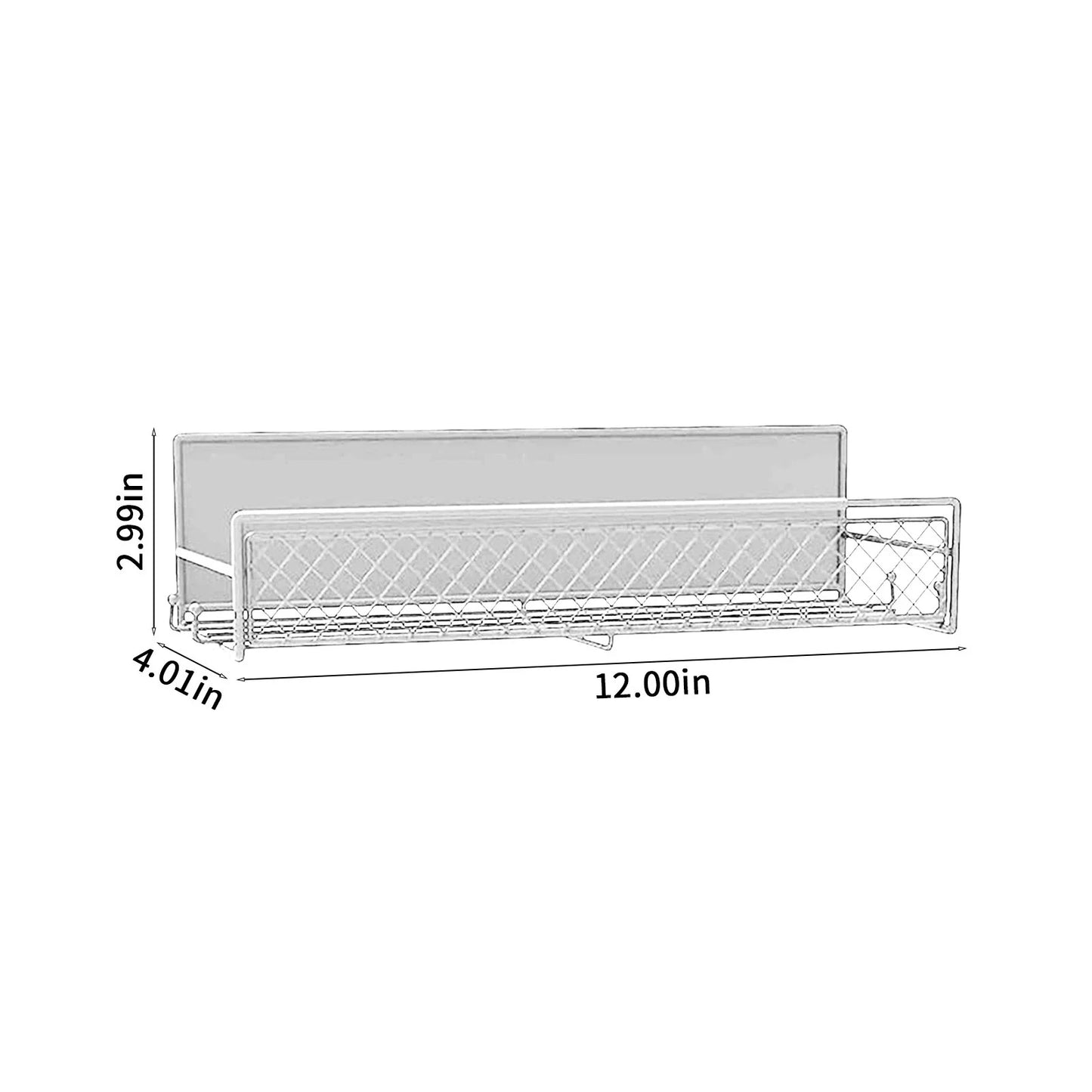 Magnetic Wire Mesh Basket – Versatile Organizer for Fridge, Office, Kitchen & Classroom Storage