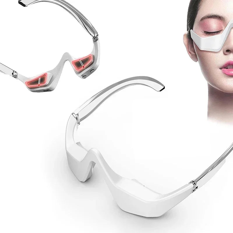 3D Red Light EMS Eye Massager Glasses – Anti-Puffiness, Wrinkle Reduction & Eye Fatigue Relief