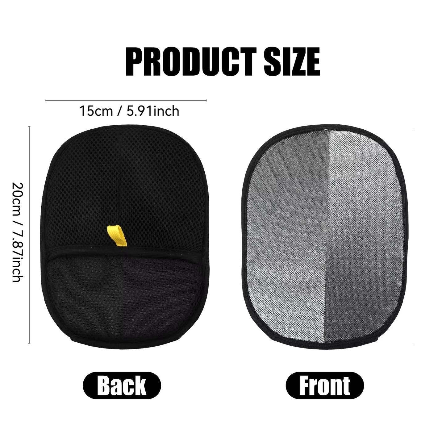 Pet Hair Removal Gloves – Reusable Double-Sided Grooming Mitts for Dogs & Cats, Easily Remove Fur from Furniture, Carpets & Clothes
