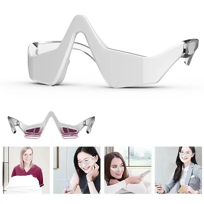 3D Red Light EMS Eye Massager Glasses – Anti-Puffiness, Wrinkle Reduction & Eye Fatigue Relief