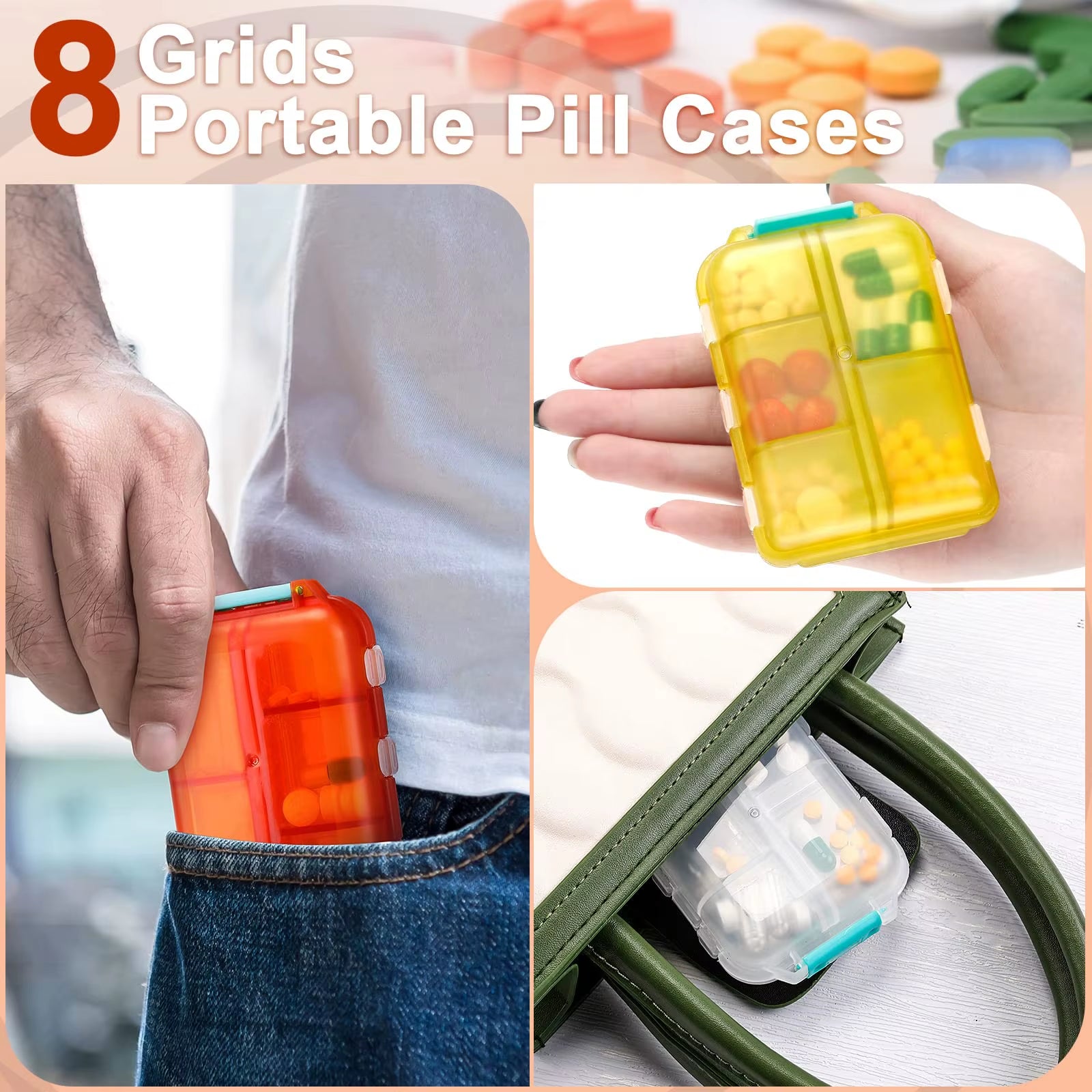 Travel Pill Organizer 