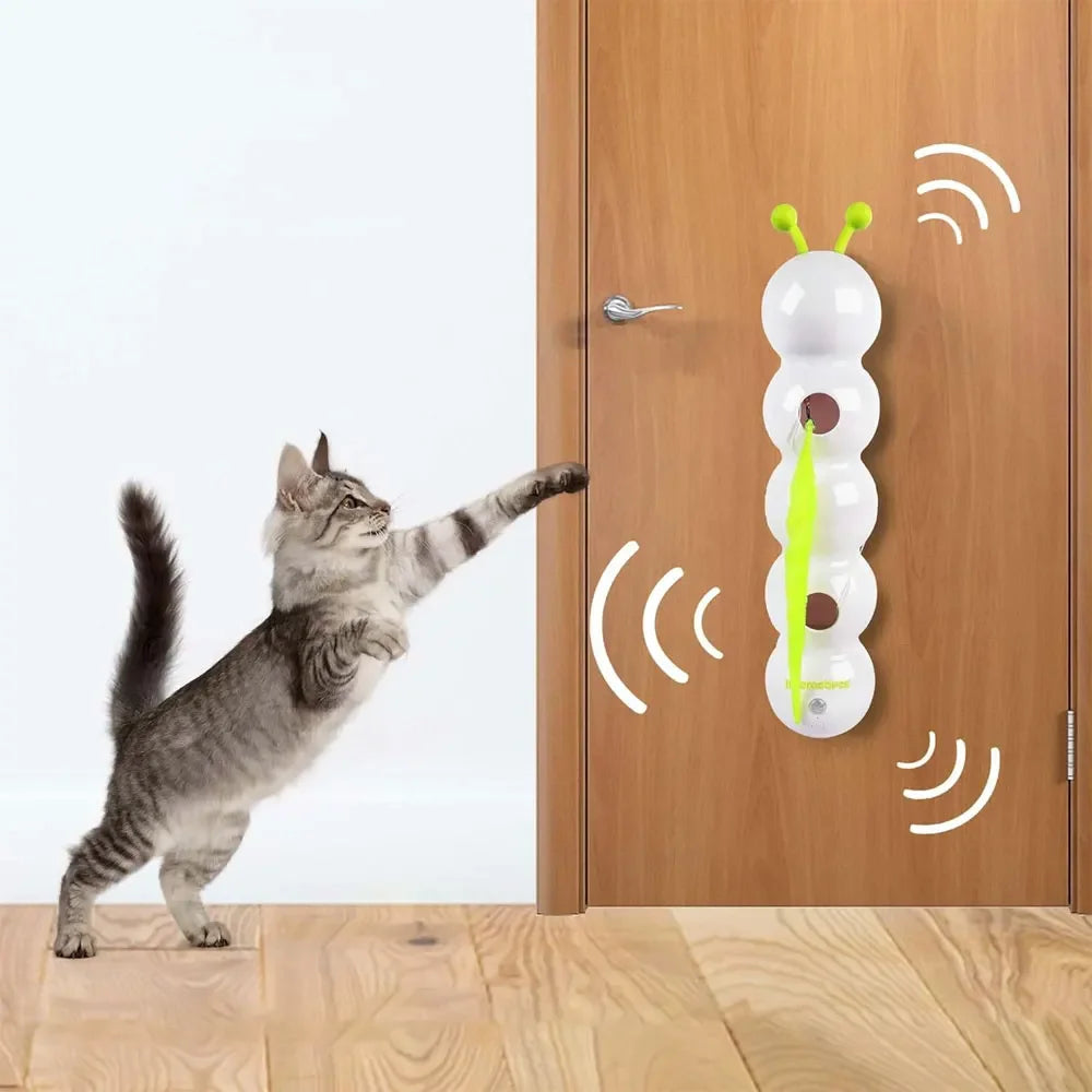 Interactive Caterpillar Smart Cat Toy - Engage and Entertain Your Indoor Cat!