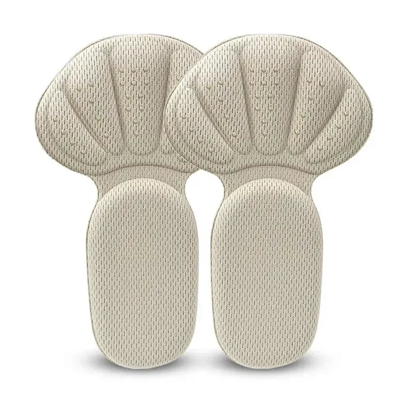New 2 in 1 Sponge Heel Cushion Back of Inserts Heel Protectors Shoe Pads for Shoe Too Big Soft Mesh Heel Grips Shoes Insoles