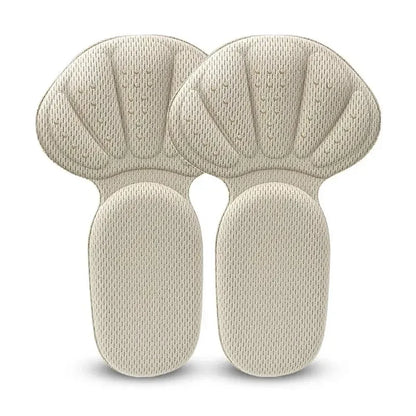 New 2 in 1 Sponge Heel Cushion Back of Inserts Heel Protectors Shoe Pads for Shoe Too Big Soft Mesh Heel Grips Shoes Insoles