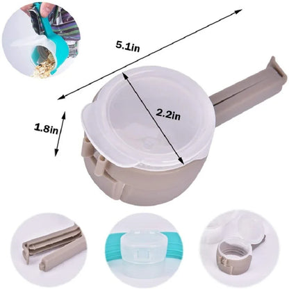 Keep Snacks Fresh with Fresh-Reseal Food Storage Clips – Easy-to-Use Food Savers!