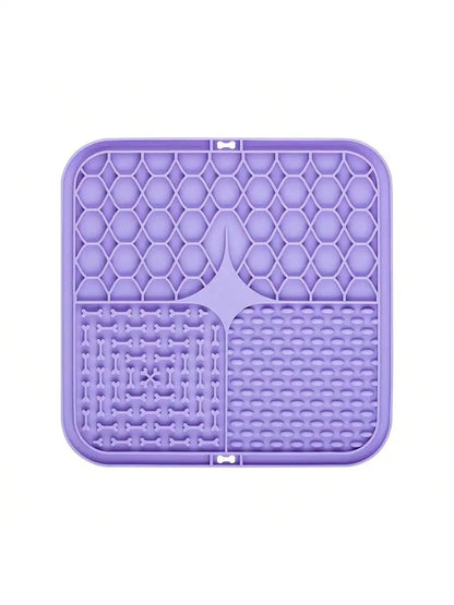 Pet Licking Pad – Silicone Slow Feeder with Suction Cups for Dogs & Cats