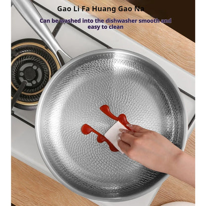 Luxury Titanium Frying Pan – Ultra-Strong, Naturally Non-Stick, Uncoated Cookware (3 Sizes)