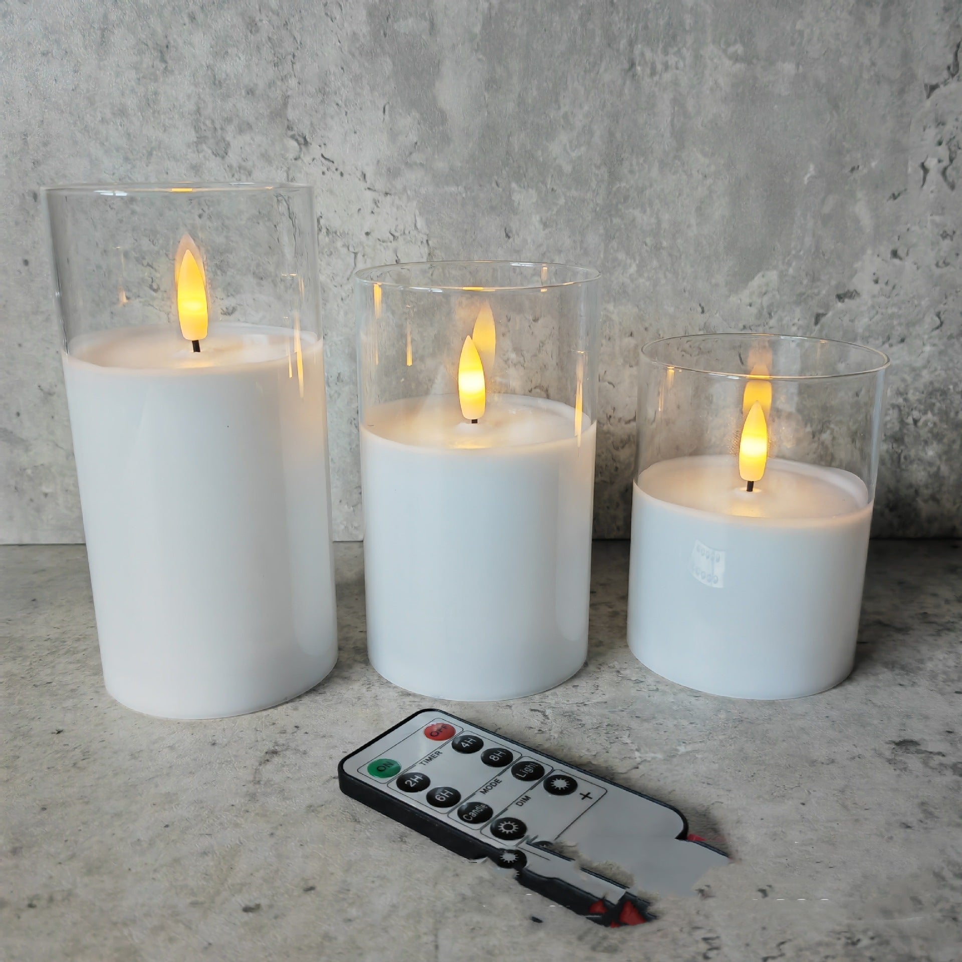 Rechargeable Flameless LED Aroma Candle – Realistic Flicker with Soothing Scent Diffuser