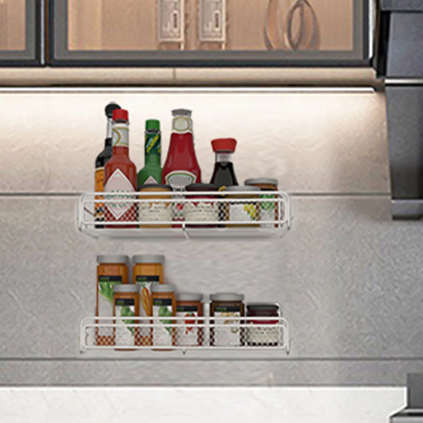 Magnetic Wire Mesh Basket – Versatile Organizer for Fridge, Office, Kitchen & Classroom Storage