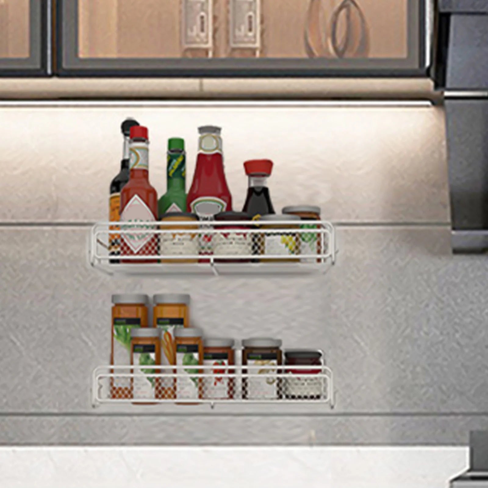 Magnetic Wire Mesh Basket – Versatile Organizer for Fridge, Office, Kitchen & Classroom Storage