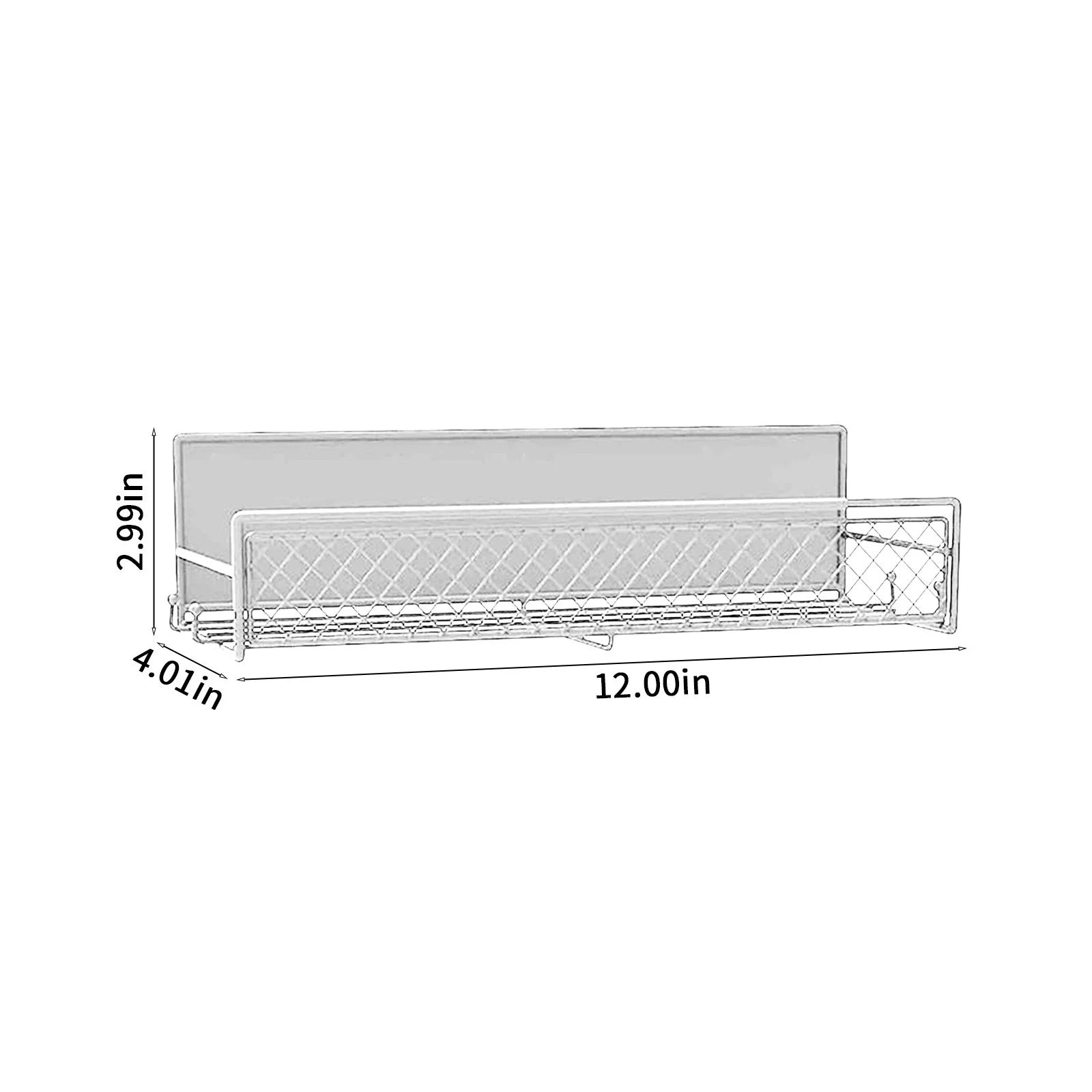 Magnetic Wire Mesh Basket – Versatile Organizer for Fridge, Office, Kitchen & Classroom Storage