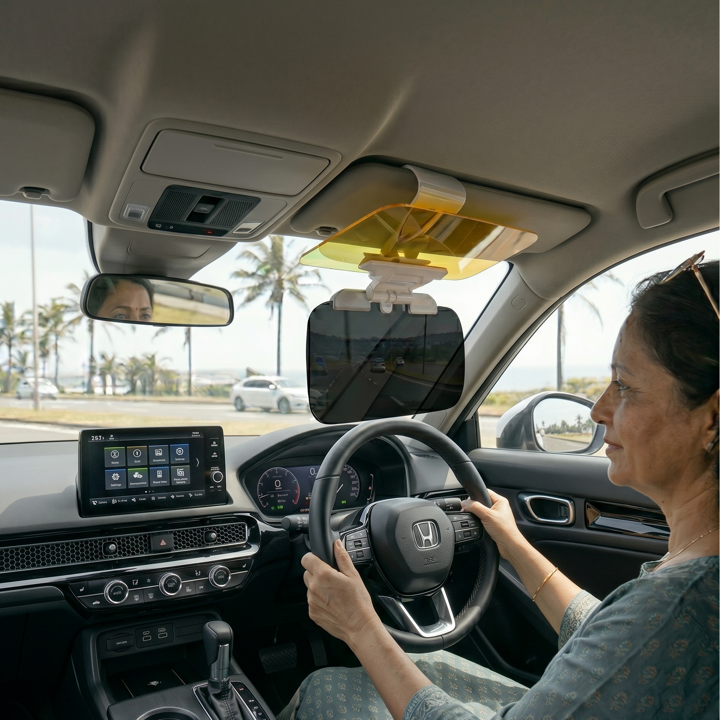 ClearDrive  2-in-1 HD Anti-Glare Visor | Day & Night Driving Safety