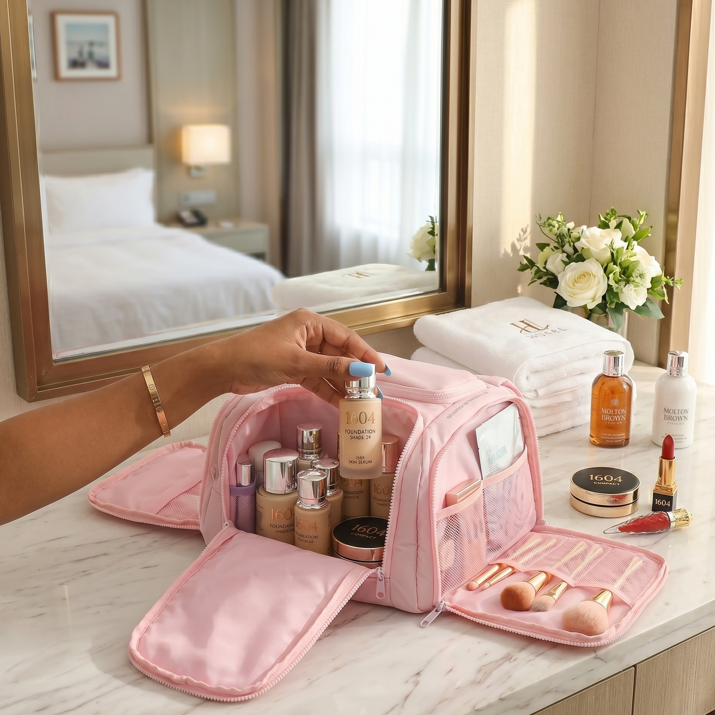Large Lightweight Makeup Bag
