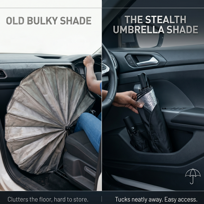 Ultimate Car Sunshade Umbrella - Foldable Heat & UV Protector for Your Windscreen
