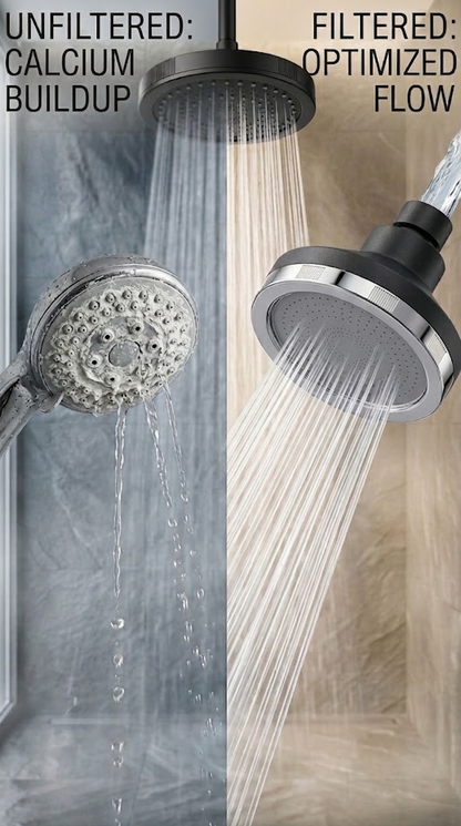 Revitalize Your Shower Experience with the Ultimate Round Shower Filter and American Top Spray Shower Set
