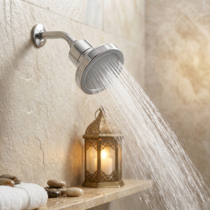 Revitalize Your Shower Experience with the Ultimate Round Shower Filter and American Top Spray Shower Set
