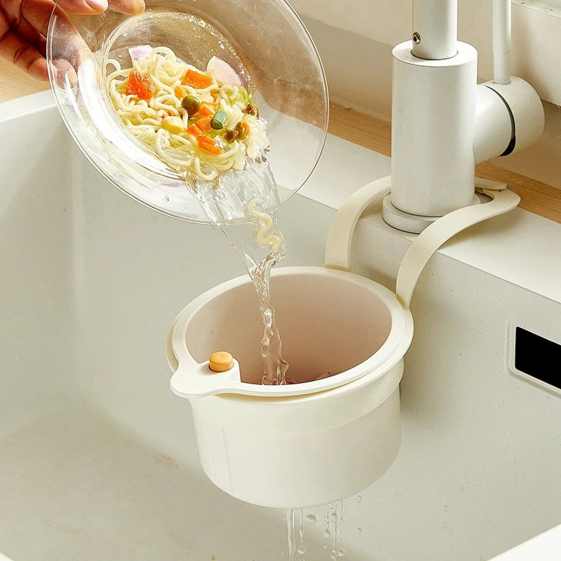 Sink Hanging Strainer Basket Adjustable Sink Filter Strainer Drain Basket Kitchen Accessories Organizer Quickly Drain Baskets