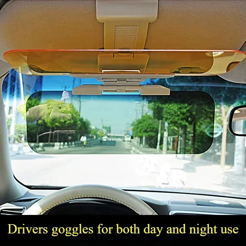 NEW Car Sun Visor HD anti Sunlight Dazzling Goggle Day Night Vision Driving Mirror UV Fold Flip down Clear View Interior Mirrors
