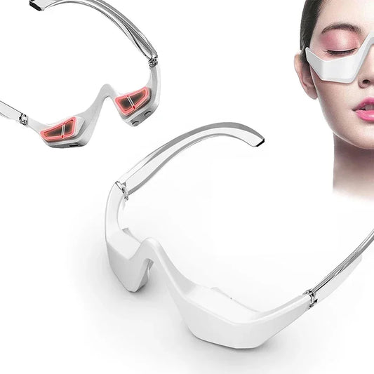 3D Red Light EMS Eye Massager Glasses – Anti-Puffiness, Wrinkle Reduction & Eye Fatigue Relief