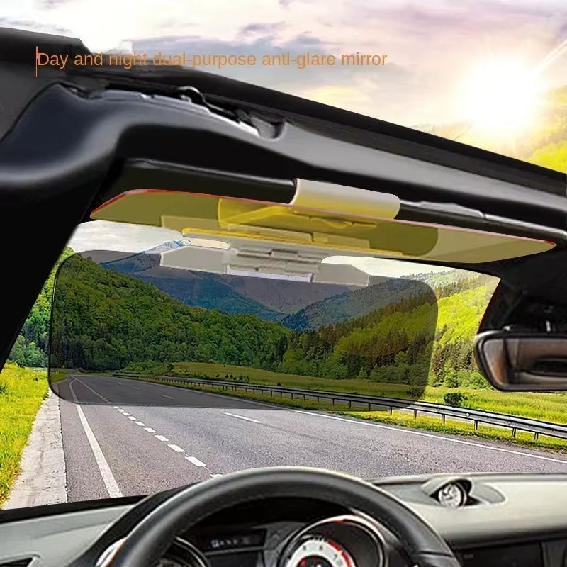 NEW Car Sun Visor HD anti Sunlight Dazzling Goggle Day Night Vision Driving Mirror UV Fold Flip down Clear View Interior Mirrors