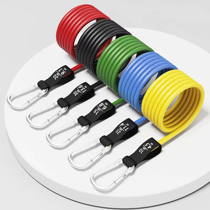 11 Pcs/Set Tension Rope Elastic Multifunctional Tension Belt Set Fitness Tension Rope Men'S and Women'S Training Ropes