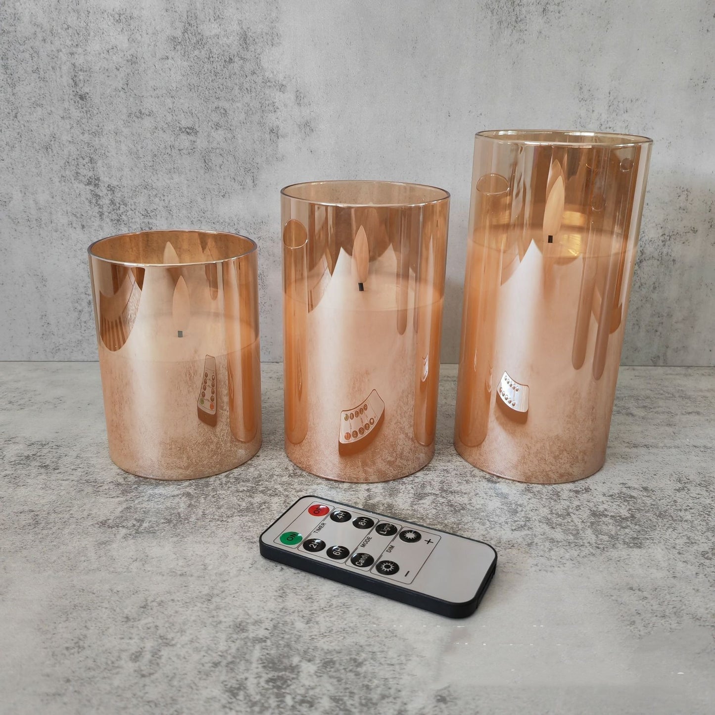 Rechargeable Flameless LED Aroma Candle – Realistic Flicker with Soothing Scent Diffuser