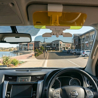 ClearDrive  2-in-1 HD Anti-Glare Visor | Day & Night Driving Safety