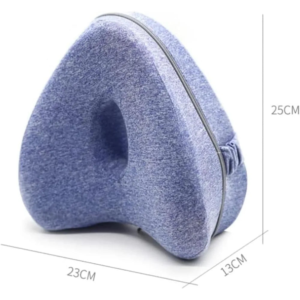 Leg Alignment Orthopedic Pillow for Side Sleepers – Sciatica & Hip Pain Relief | Revoget Memory Foam Support Cushion