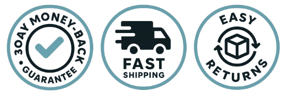 30-Day Money-Back Guarantee · Fast Shipping · Easy Returns